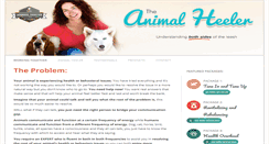 Desktop Screenshot of animalheeler.com